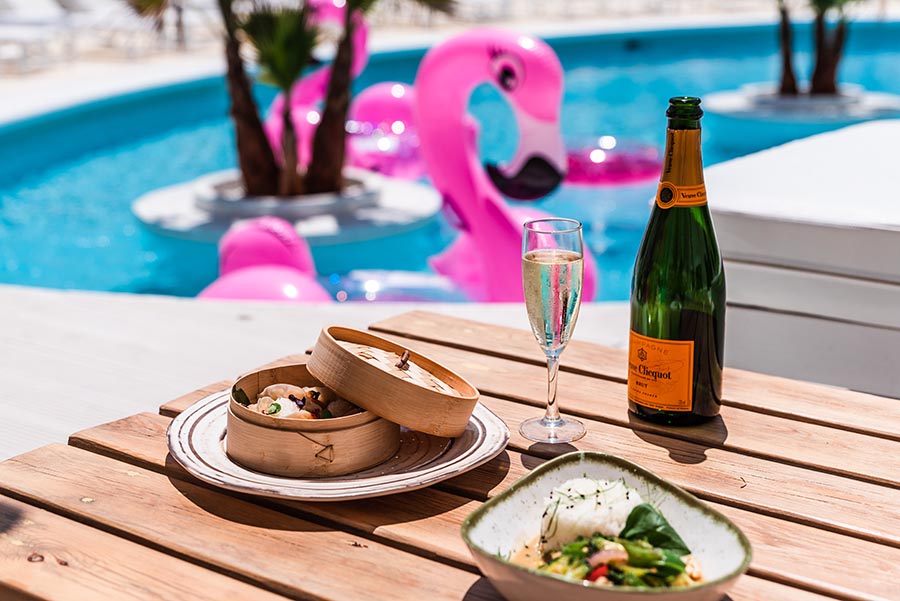 The beach star ibiza poolside